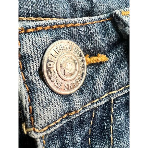 True Religion Little Girls The Casey Denim Shorts Shorts Jeans Size: 7 - Picture 3 of 8